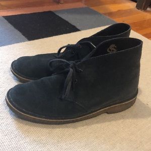 Clarks navy blue Desert Boot